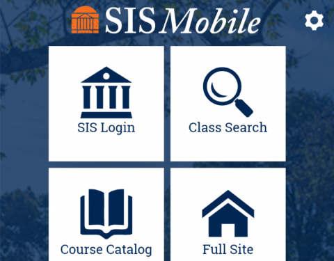SIS Mobile Home Screen